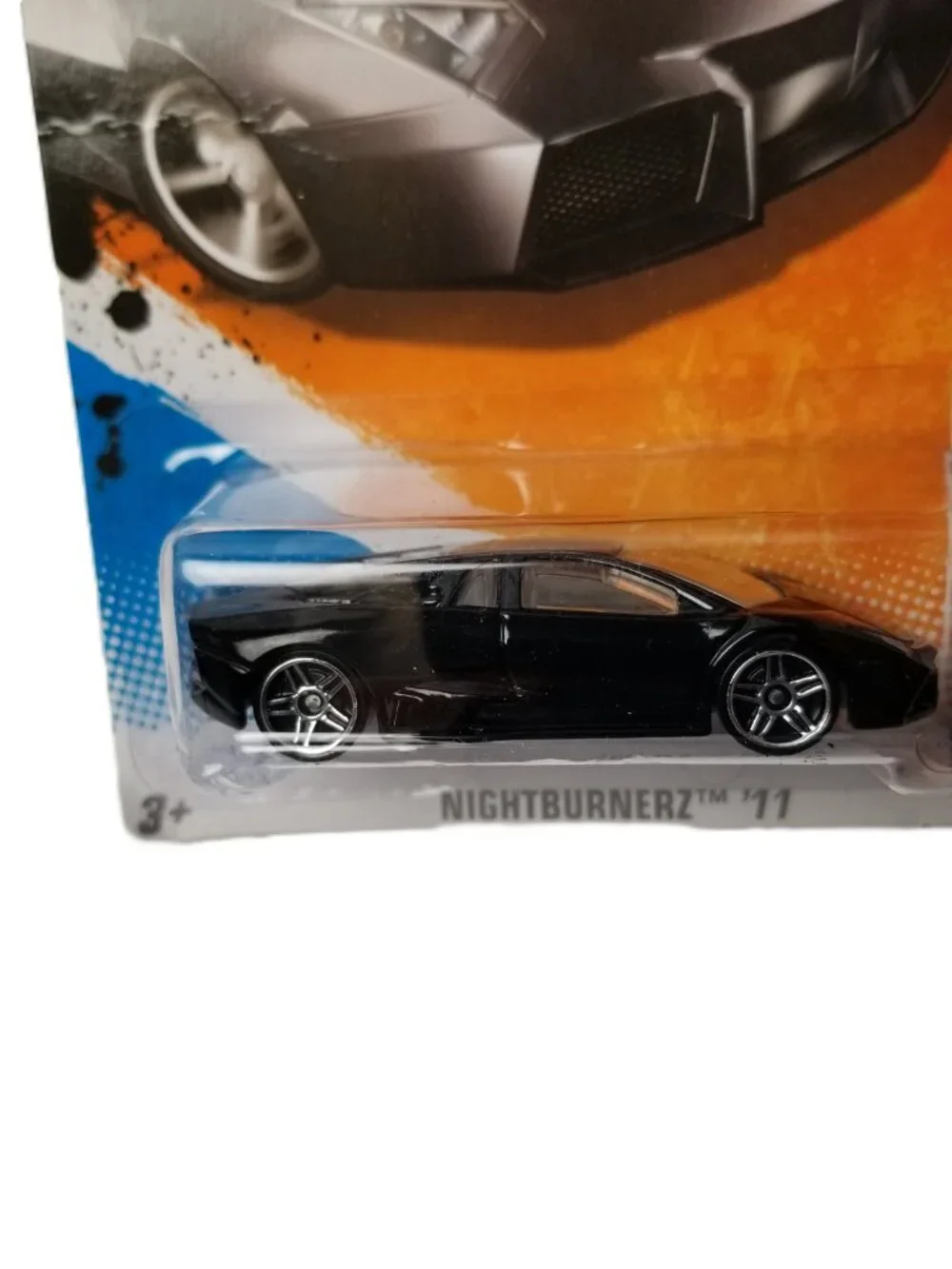 Hot Wheels Lamborghini Reventon Nightburnerz 2011 Black 118/244 Die Cast Car